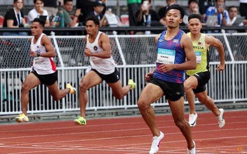 SEA Games 2025 chứng kiến VĐV đầu tiên của Đông Nam Á chạy 100m dưới 10 giây