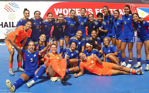 Bóng đá Philippines cán mốc lịch sử ở SEA Games 2025 và khát khao chinh phục đỉnh cao mới