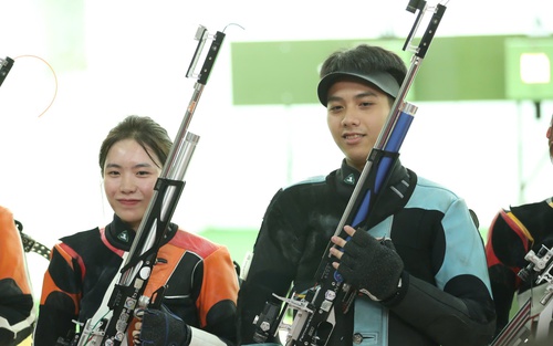 Mộng Tuyền vs Tâm Quang mang về tấm HCV SEA Games 2025 đầu tiên cho bắn súng Việt Nam