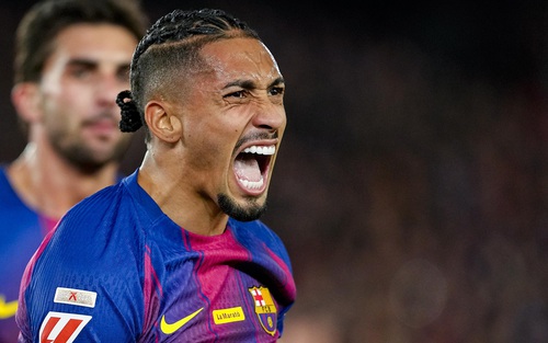 Barca chiến thắng nhờ 'chất' Raphinha