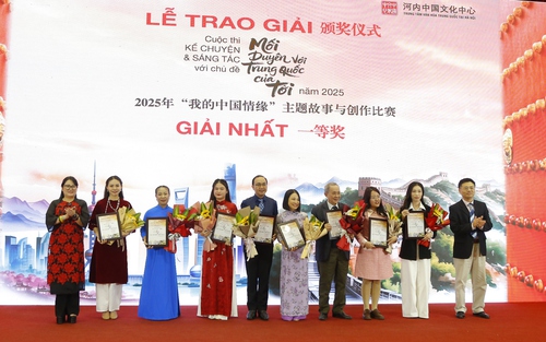 100 tác phẩm được vinh danh tại cuộc thi 'Mối duyên với Trung Quốc của tôi'