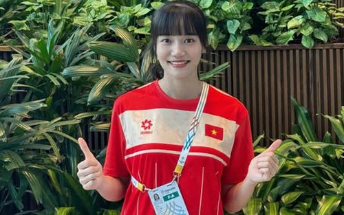 Hot girl điền kinh Trần Thị Loan giành HCV nhảy xa nữ SEA Games 2025