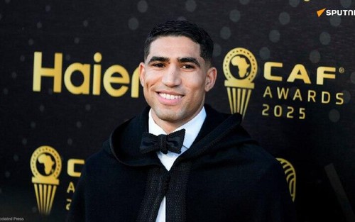 Ngôi sao Achraf Hakimi lọt vào Đội hình tiêu biểu của FIFA năm 2025