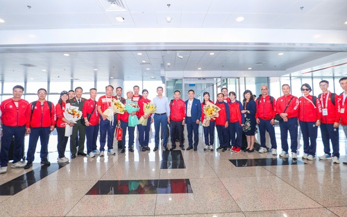 Đoàn Thể thao Việt Nam về nước an toàn, khép lại kỳ SEA Games 33 đạt mục tiêu