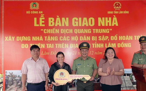 Lâm Đồng: Khánh thành căn nhà đầu tiên trong “Chiến dịch Quang Trung”