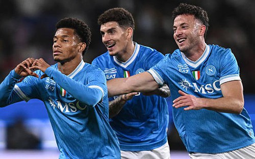 Napoli đoạt siêu cúp Ý nhờ cú đúp của David Neres
