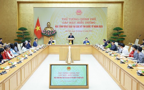 Thủ tướng biểu dương học sinh đoạt giải tại các kỳ thi quốc tế năm 2025