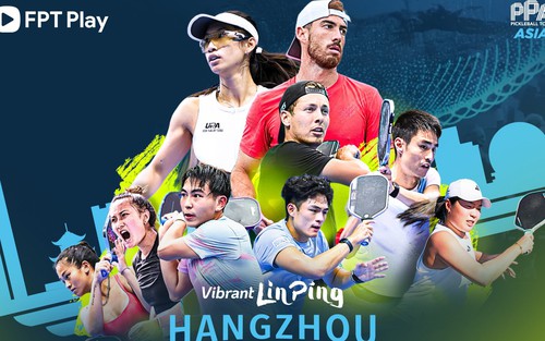 Bốn tay vợt pickleball hàng đầu Việt Nam săn 'vàng' ở giải đấu hàng đầu châu Á tại Trung Quốc