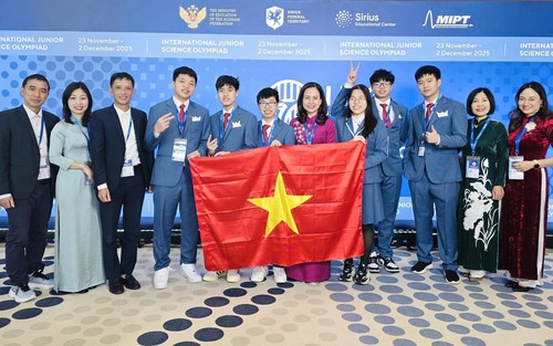 Việt Nam thắng lớn tại kỳ thi Olympic khoa học trẻ quốc tế 2025