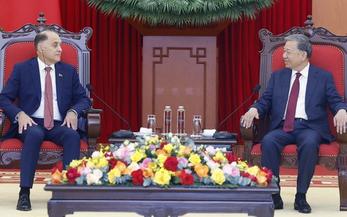 Tổng Bí thư Tô Lâm tiếp Thư ký Hội đồng An ninh quốc gia Belarus