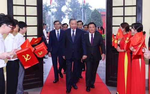 Tổng Bí thư dự hội nghị tổng kết và triển khai nhiệm vụ của Học viện Chính trị Quốc gia Hồ Chí Minh
