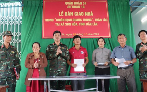 Chiến dịch Quang Trung: Toàn quân bàn giao gần 400 nhà cho nhân dân, bảo đảm an toàn