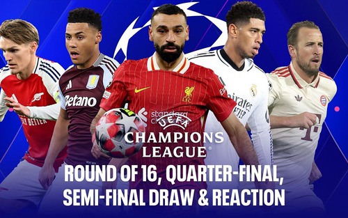 Dự đoán đội vô địch C1 sau khi vòng 16 đội được công bố, cơ hội của Liverpool có bị ảnh hưởng bởi lá thăm 'ác mộng'?