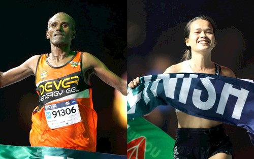 Hồng Lệ vẫn vô đối, chân chạy Ethiopia vô địch thuyết phục ngay lần đầu dự giải chạy đêm TPHCM