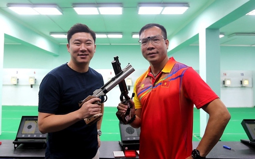 Bắn súng Việt Nam tìm cảm hứng từ nhà vô địch Olympic