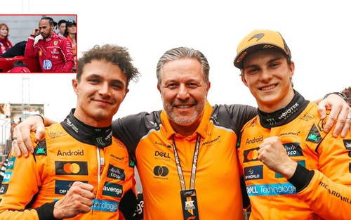 Kết quả Grand Prix Trung Quốc 2025: McLaren áp đảo, Hamilton ngoài top 5