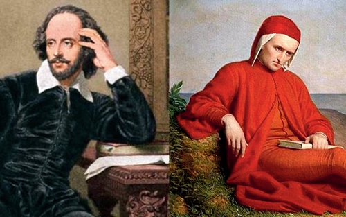 Hé lộ mối liên hệ bất ngờ giữa hai đại văn hào Shakespeare và Dante