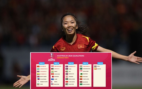 Link xem trực tiếp bốc thăm vòng loại Asian Cup nữ 2026, 14h00 hôm nay