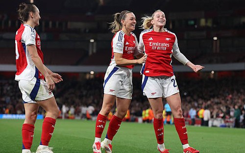 Arsenal ngược dòng ngoạn mục loại Real Madrid, vào bán kết Champions League nữ Châu Âu
