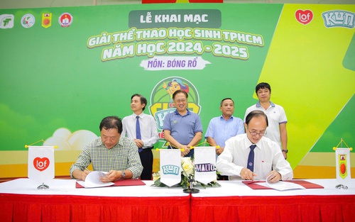 Tưng bừng Ngày hội bóng rổ học sinh TP.HCM