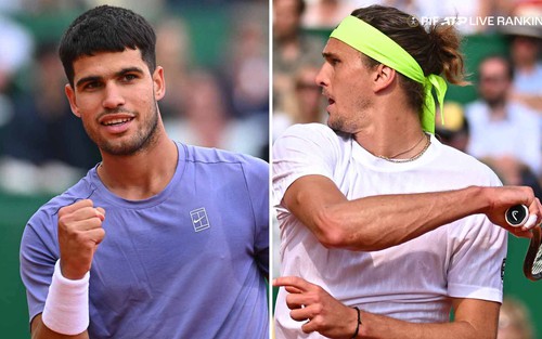 Alcaraz và Zverev đều vào chung kết ở Barcelona và Munich, cực nóng cuộc đua Top 2