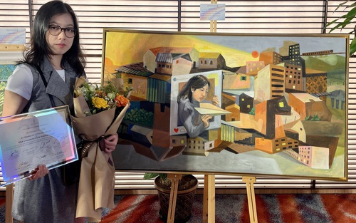 Họa sĩ khiếm thính Dương Linh Đan: Một thế giới đang chuyển mình "Qua ô cửa"