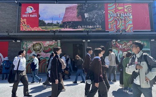Nhà Triển lãm Việt Nam tại EXPO 2025 mở cửa đón du khách