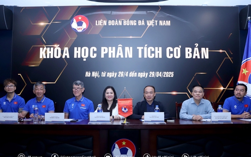 Bóng đá Việt Nam lần đầu có lớp học phân tích