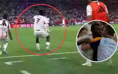 Không chỉ mất Cúp Nhà vua vào tay Barcelona, Real Madrid còn để lại hình ảnh xấu xí