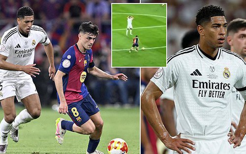 Jude Bellingham bị CĐV Real quay lưng vì có hành động 'không thể chấp nhận' trong bàn mở tỷ số của Barca