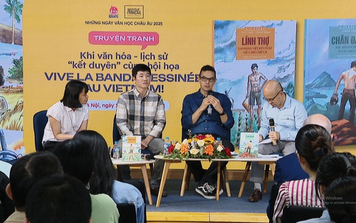 Họa sĩ Pháp kết hợp văn hóa, lịch sử và hội họa đậm bản sắc Việt trong tác phẩm truyện tranh 