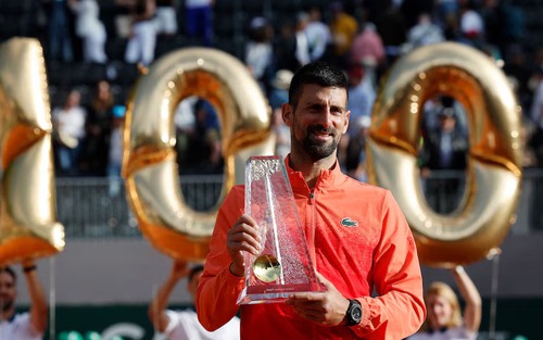 Novak Djokovic đạt mốc 100 danh hiệu: Cú hích cực lớn cho Roland Garros