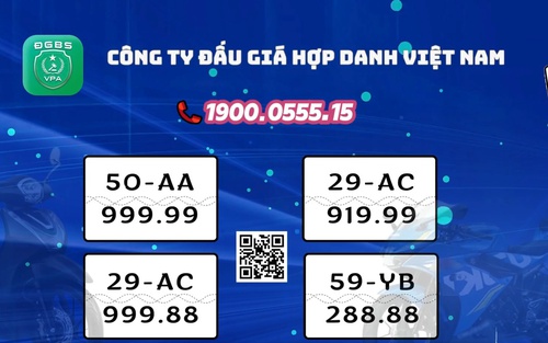 Ai sẽ là chủ nhân các biển số 18A – 555.55, 29E – 333.33 và 61K – 333.33 
