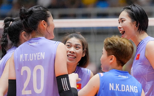 Tuyển bóng chuyền nữ Việt Nam toàn thắng vòng bảng AVC Nations Cup 2025, sẵn sàng chinh phục bán kết