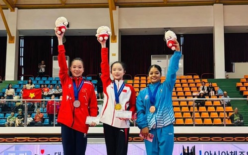 Sau đúng 13 năm, đoàn Việt Nam mới lại có huy chương ở giải TDDC châu Á