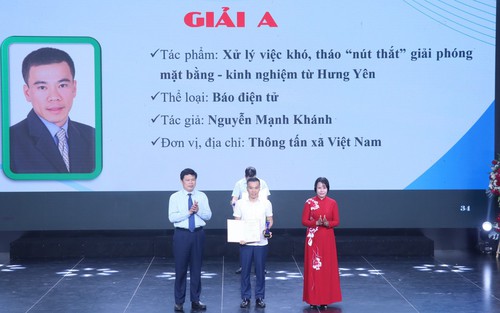 Thông tấn xã Việt Nam đoạt Giải A Giải báo chí Nguyễn Văn Linh năm 2025