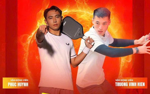 Thắng Lý Hoàng Nam và Linh Giang, cặp Phúc Huỳnh và Trương Vinh Hiển vô địch pickleball