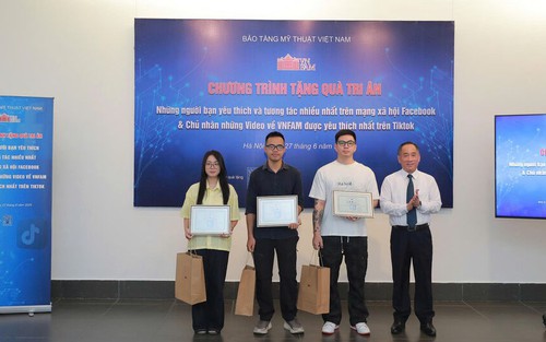Bảo tàng Mỹ thuật Việt Nam tri ân những người trẻ đồng hành lan tỏa mỹ thuật Việt