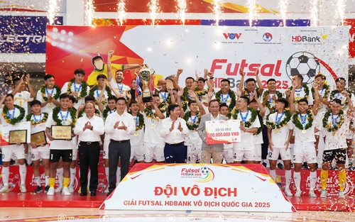 Thái Sơn Nam TP.HCM lần thứ 14 vô địch quốc gia 