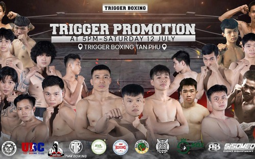Chạm trán nảy lửa ở sàn đấu boxing Trigger Championship