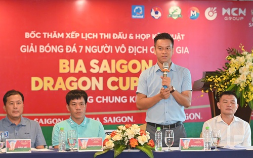 Giải bóng đá 7 người vô địch Quốc gia Bia Saigon Dragon Cup 2025 (VPL-S6) chính thức khởi tranh