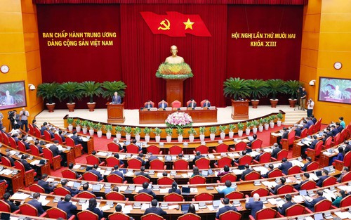 Ngày làm việc thứ nhất Hội nghị lần thứ 12 Ban Chấp hành Trung ương Đảng khóa XIII
