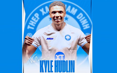 Ngoại binh Kyle Hudlin của Nam Định: Đến Crouch cũng phải ngước nhìn, từng được Man City theo đuổi