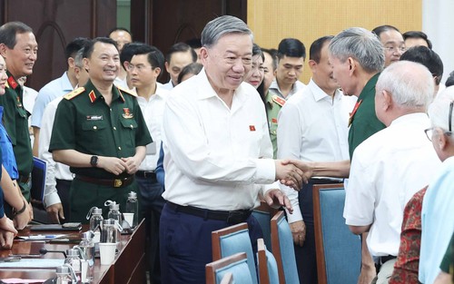 Tổng Bí thư Tô Lâm tiếp xúc cử tri Hà Nội sau Kỳ họp thứ 9, Quốc hội khóa XV