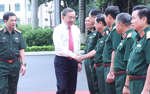 Tổng Bí thư Tô Lâm làm việc với Tổng cục Chính trị Quân đội nhân dân Việt Nam