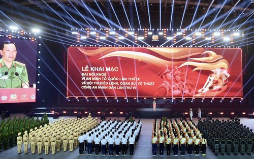 Khai mạc Đại hội khỏe "Vì an ninh Tổ quốc" 