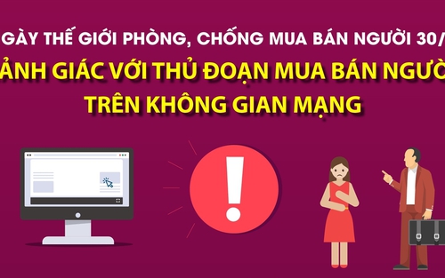 Hãy cùng hành động để chấm dứt tình trạng mua bán người