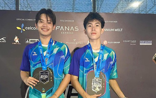 2 tay vợt 17 tuổi giúp pickleball Việt Nam ngược dòng giành HCV lịch sử ở giải chuyên nghiệp tại nước ngoài