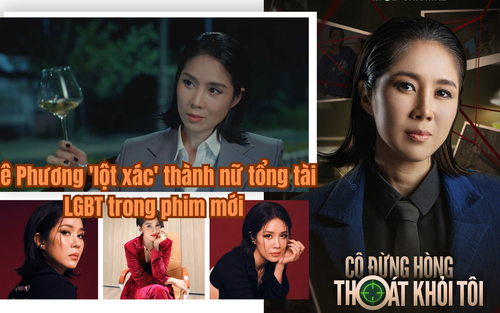 Lê Phương 'lột xác' thành nữ tổng tài LGBT trong phim mới