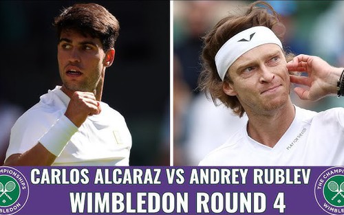 Lịch thi đấu Wimbledon 2025 hôm nay 6/7: Alcaraz so tài niềm hy vọng nước Nga